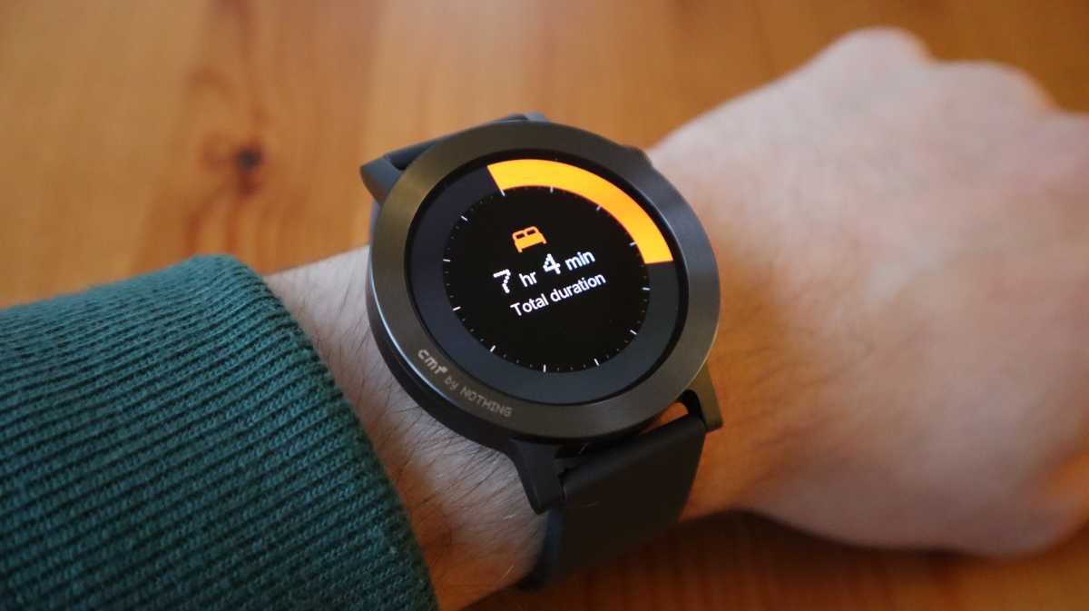 Sleep tracking on the CMF Watch 3 Pro