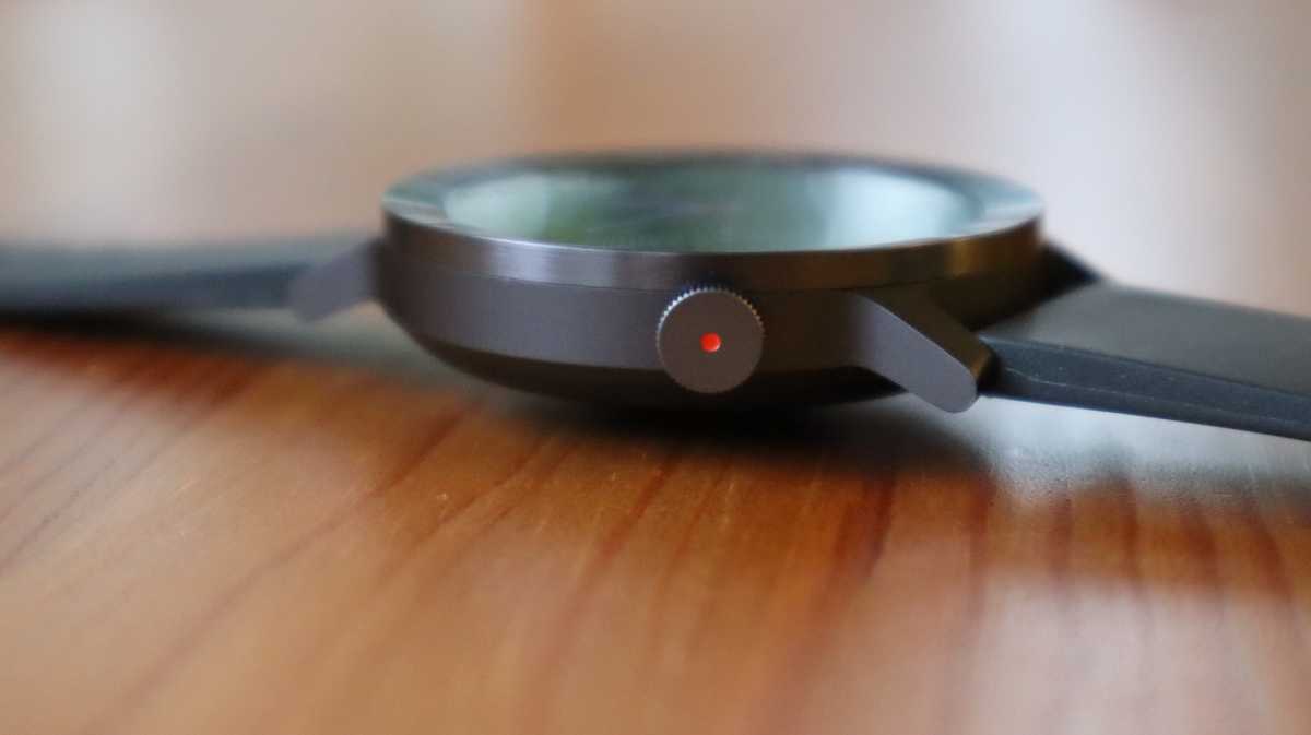 The CMF Watch 3 Pro features just a single rotating crown