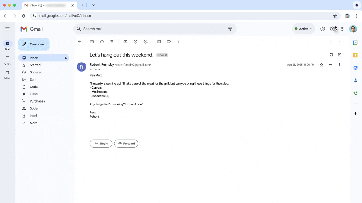 Google Gemini in Chrome agentic browsing