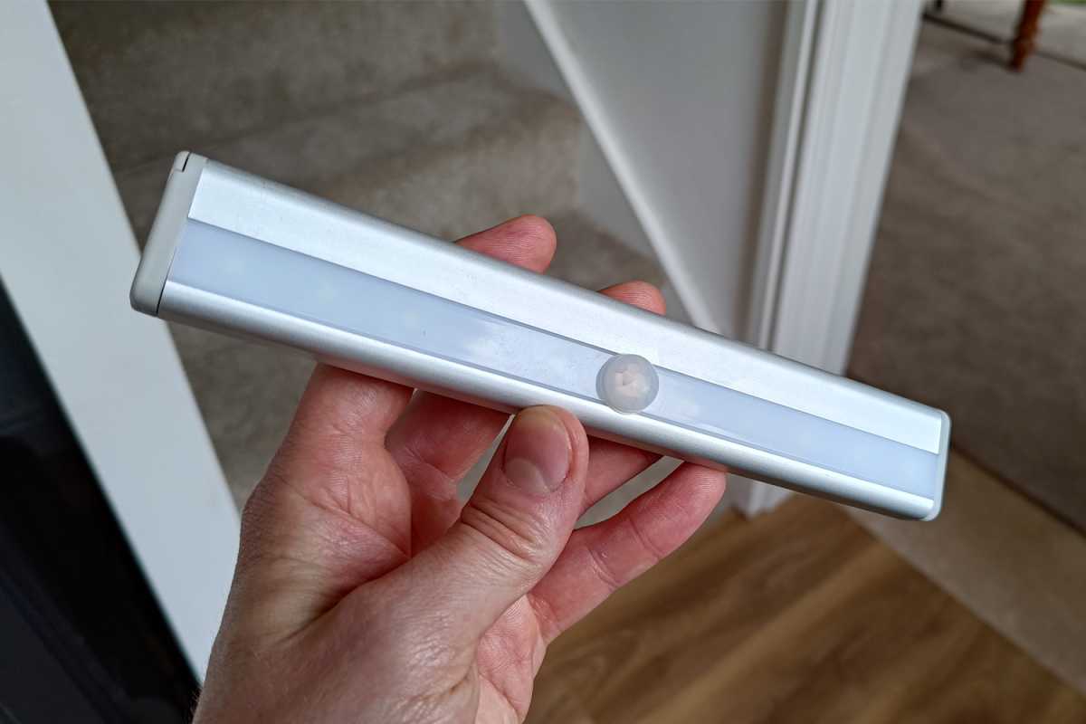 OxyLED Battery-Powered Motion Sensor LED Lights in hand