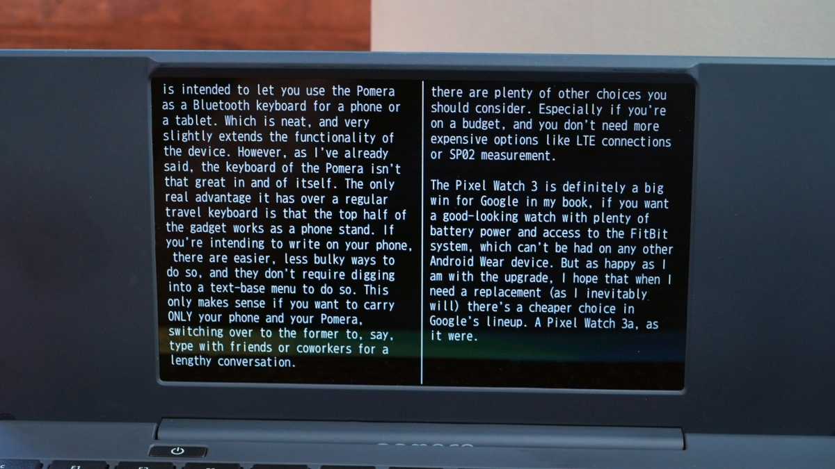 Pomera comparison