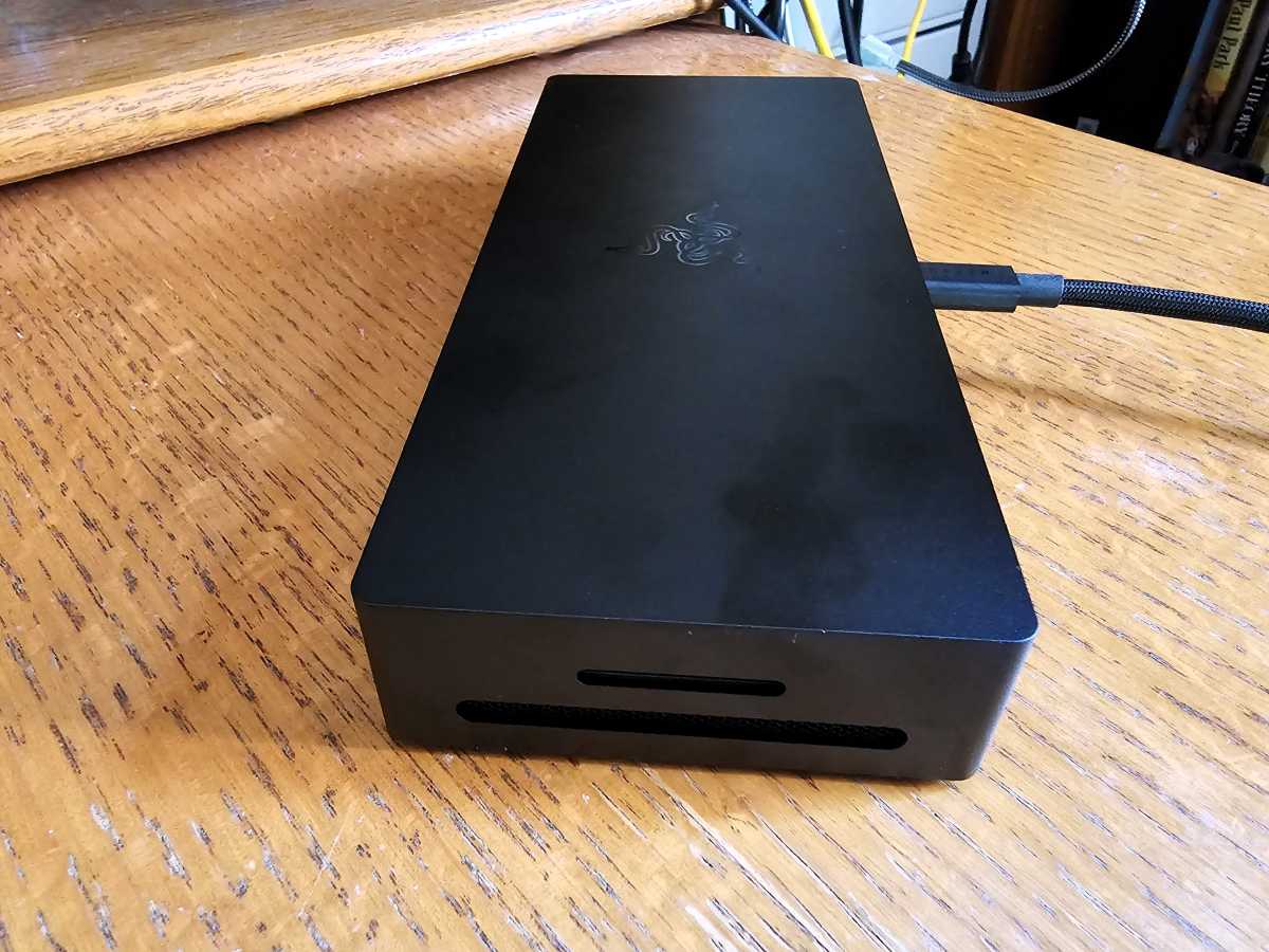 Razer Thunderbolt 5 Dock Chroma side