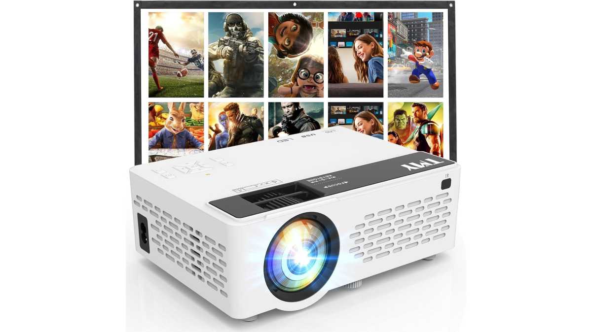 TMY 1080P Full HD Portable Mini Projector