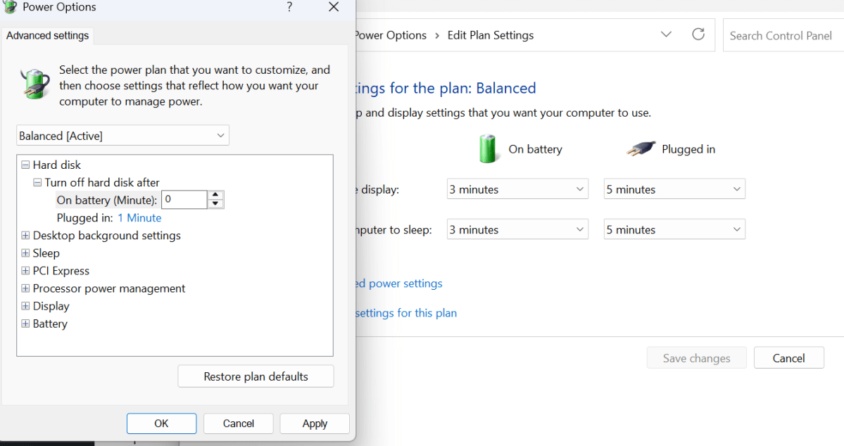 power plan