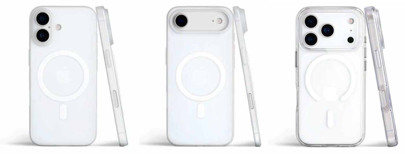 Totallee Scarf Case for iPhone 17 – Slimmest, lightest hard clear iPhone 17 case