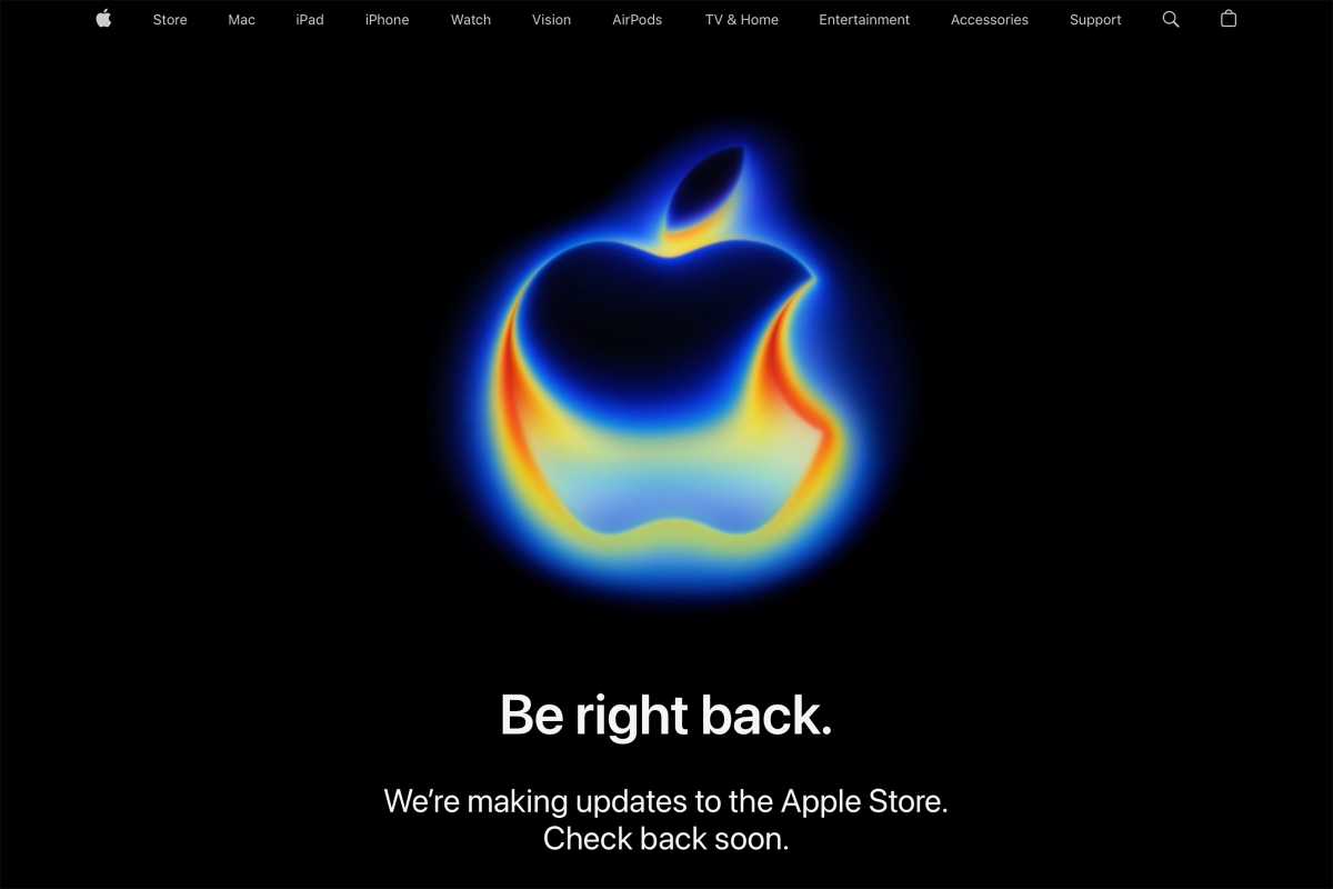 Apple Store down for iPhone 17 event