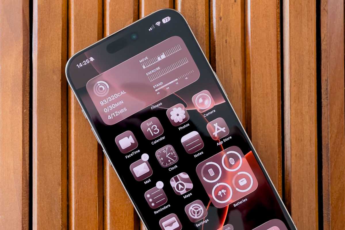 Vidrio líquido iOS 26