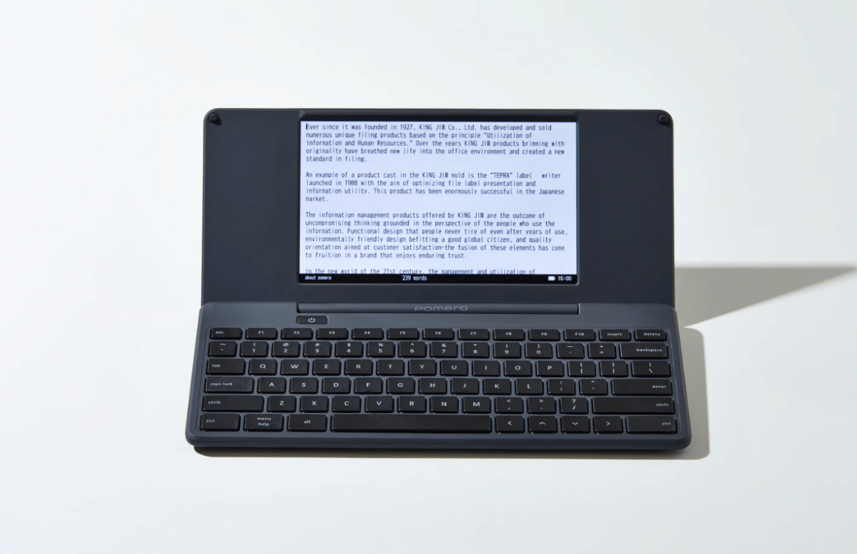 Pomera DM250US word processor