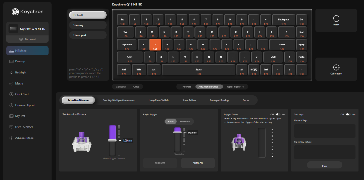 Keychron Q16 HE launcher programming