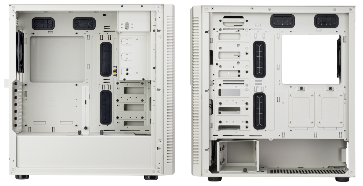 Silverstone FLP02 retro case interior
