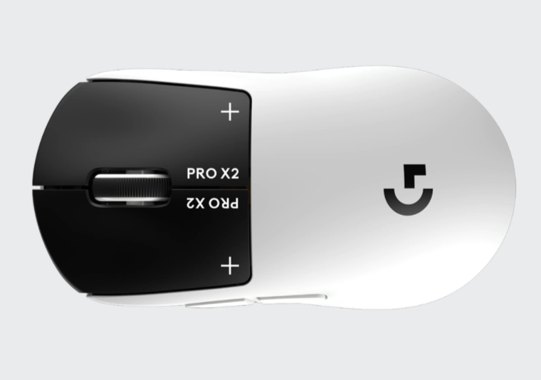 Logitech Pro X2 superstrike mouse top