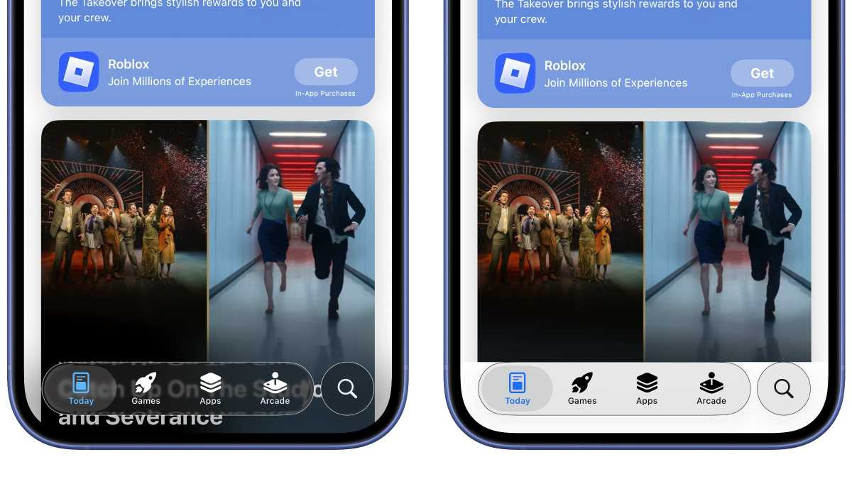 iOS 26 reduce la transparencia