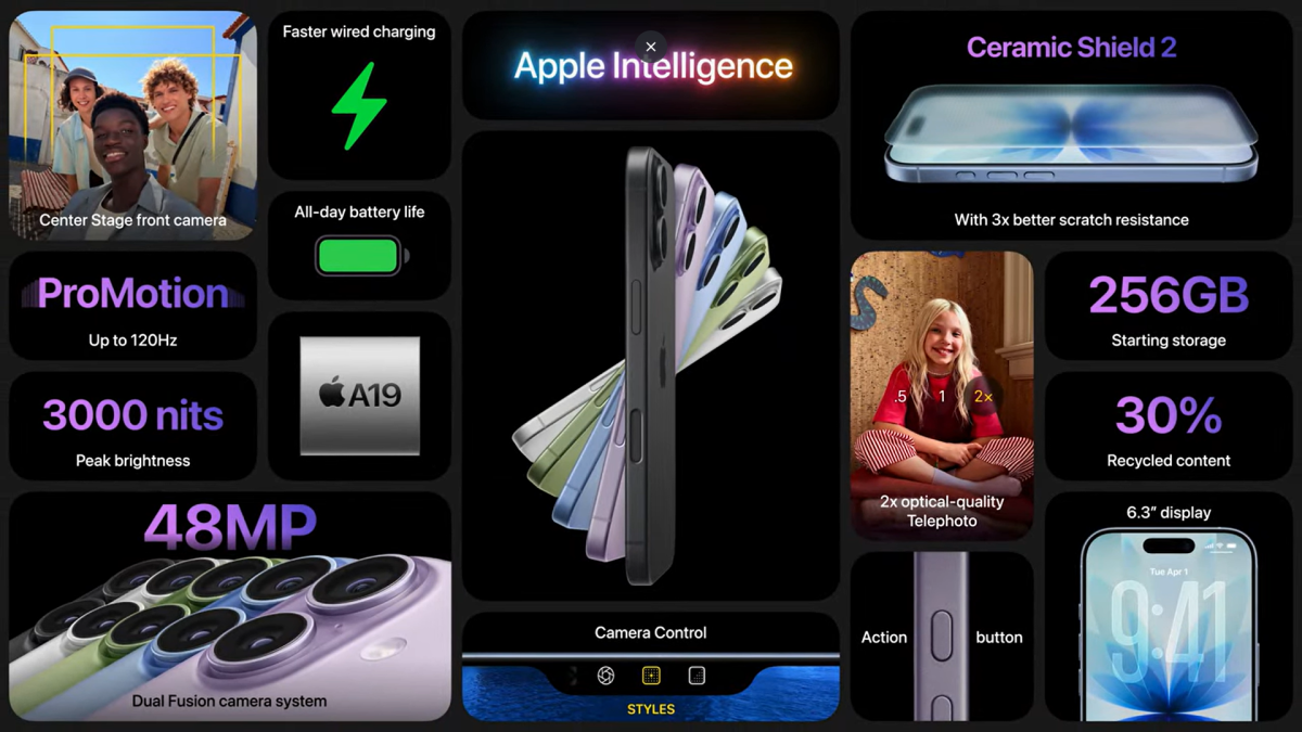 iPhone 17 key specs