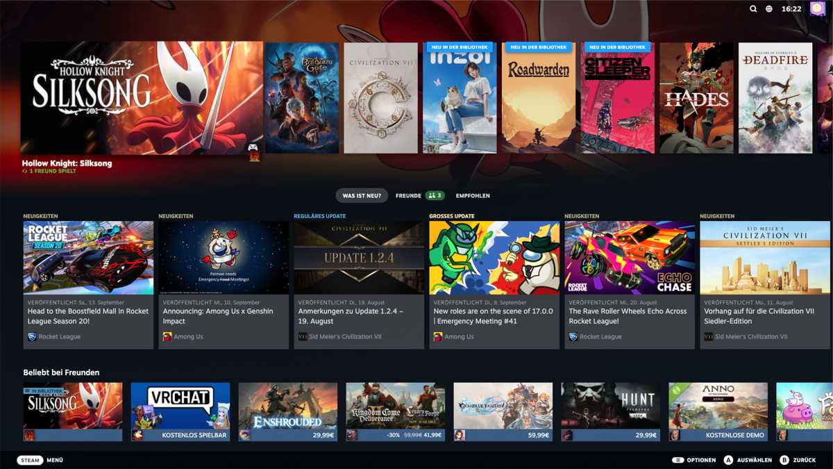Steam Big Picture macOS DE