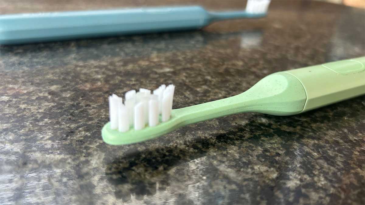 Close-up of the brush head