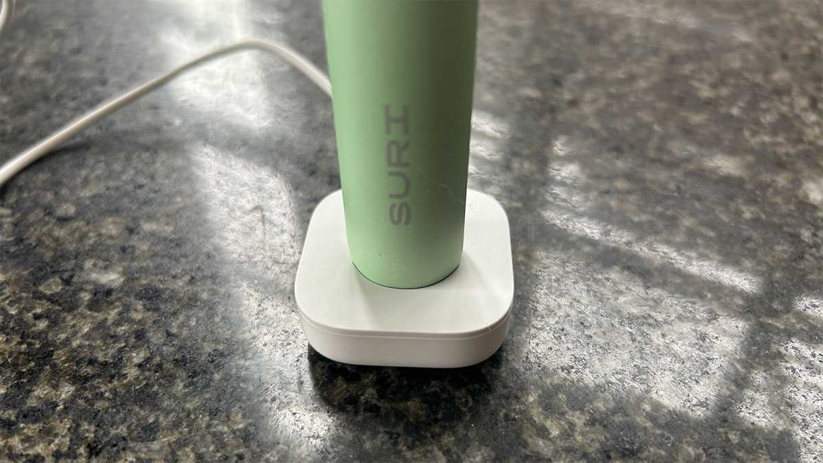The 2.0 in its compact charging dock