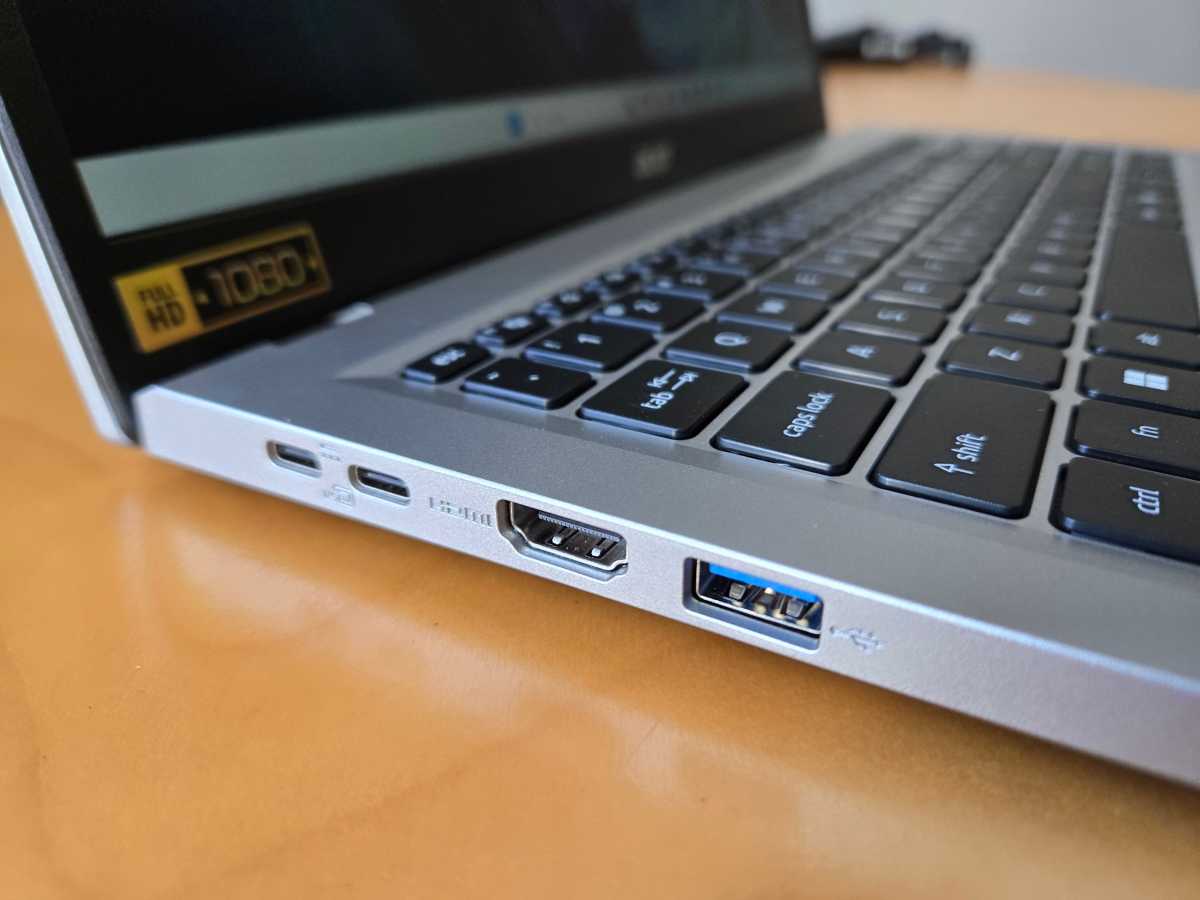 Acer Aspire Go 15 left side