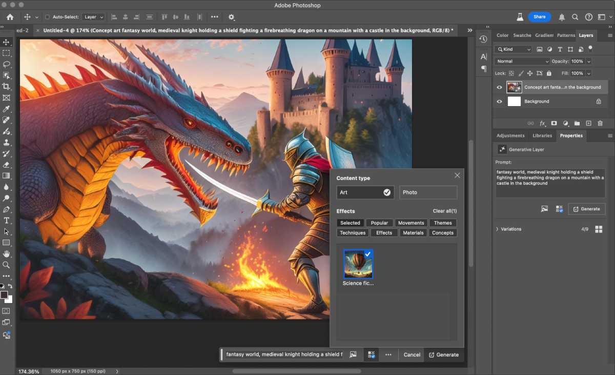 Adobe Photoshop AI screenshot