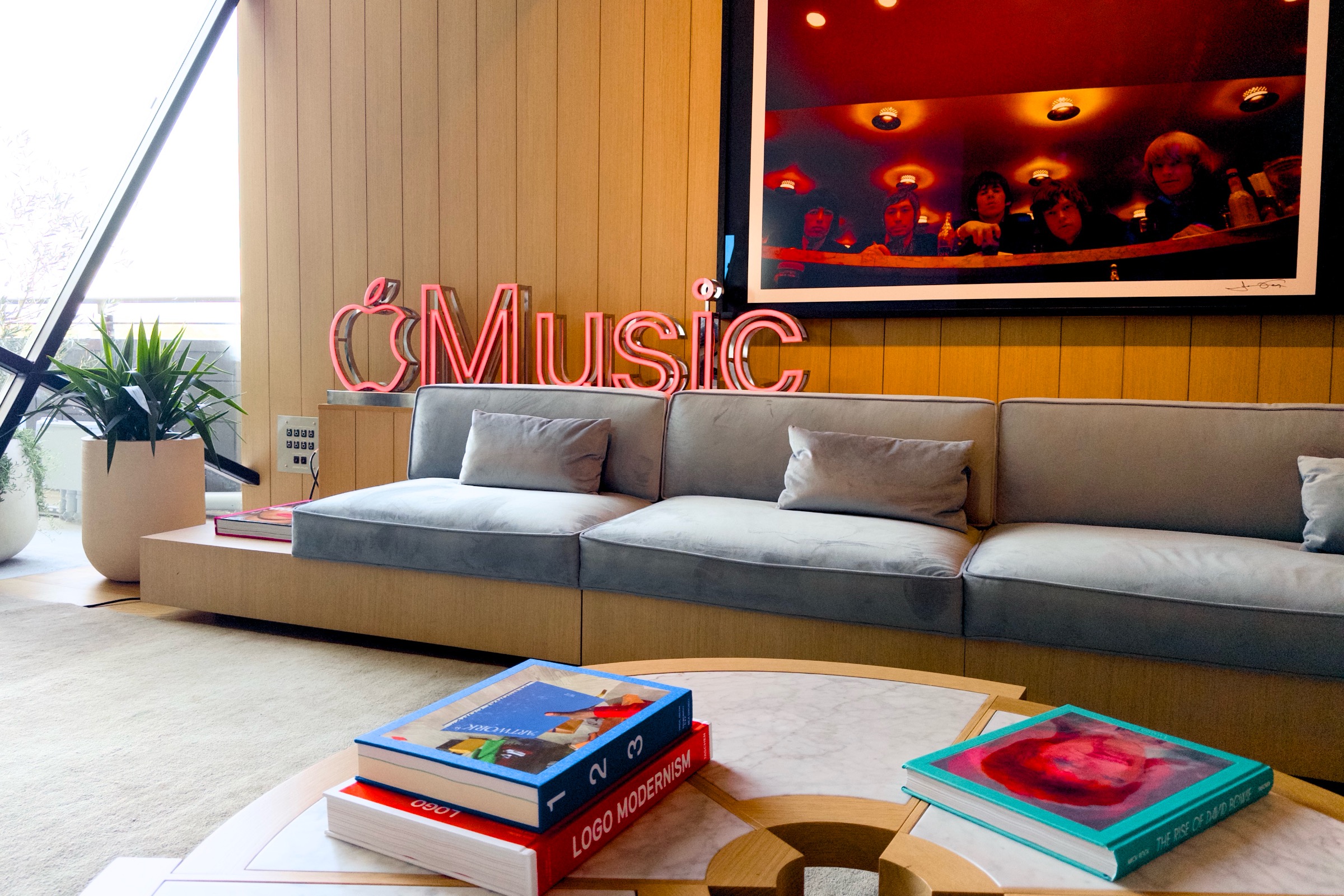Apple Music Studio green room