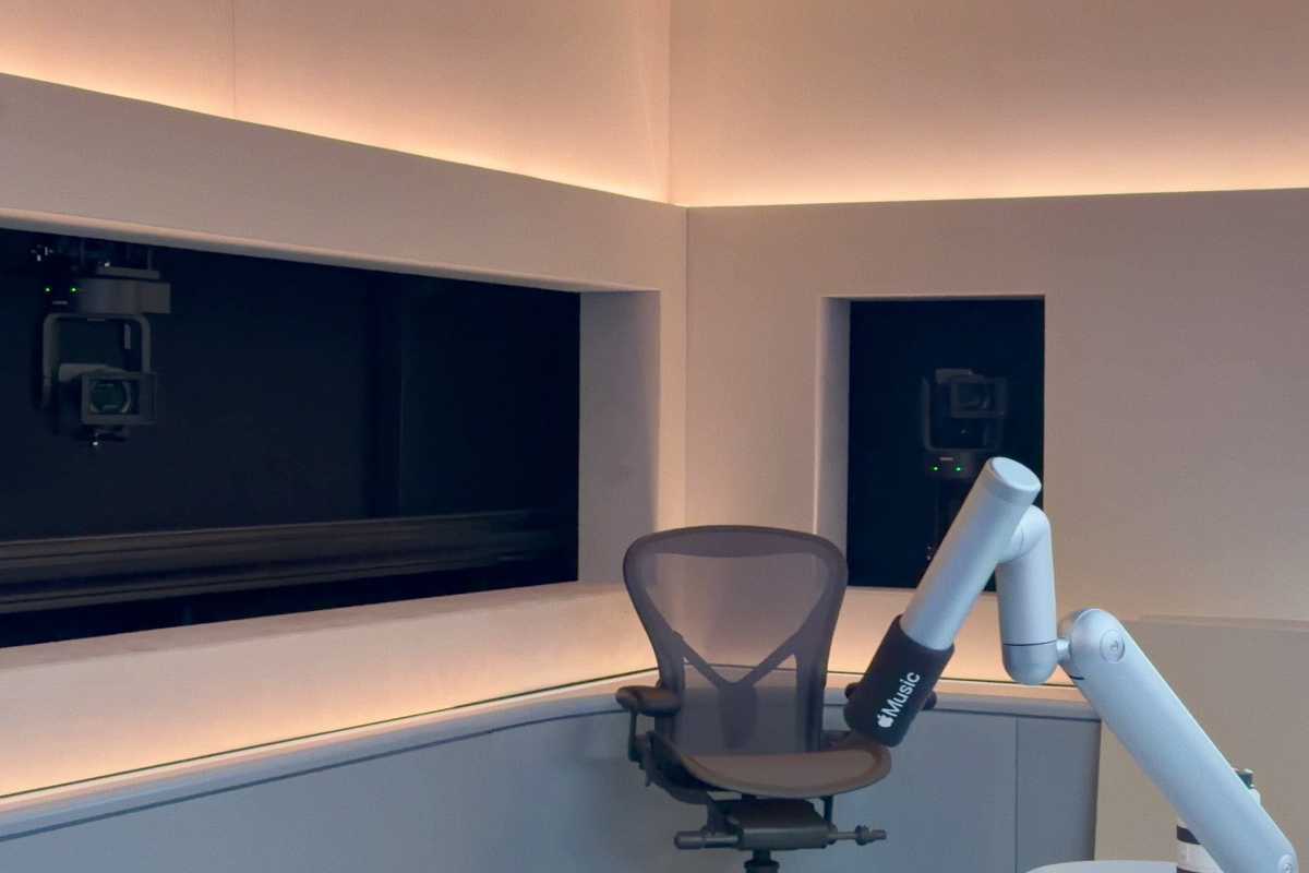 Cámara de estudios de Apple Music