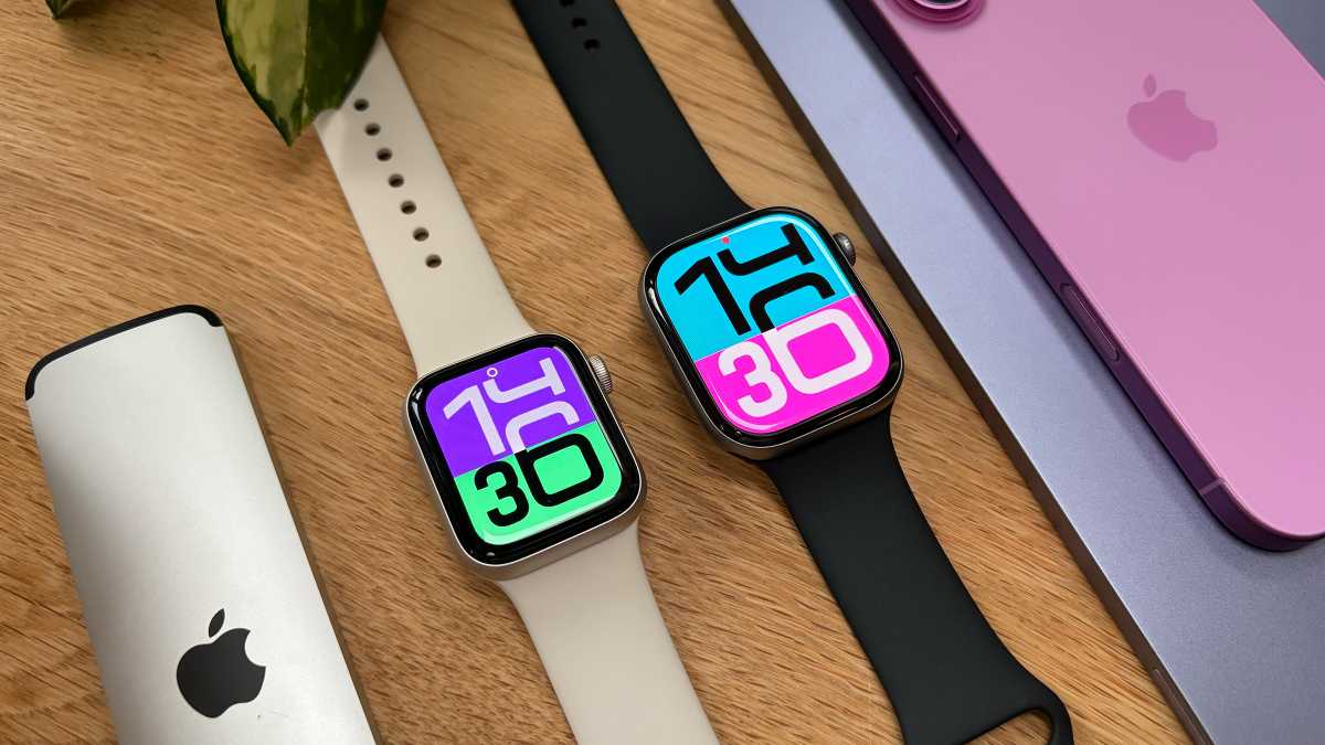 Apple Watch SE 3 (40mm) and Apple Watch Series 11 (46mm)