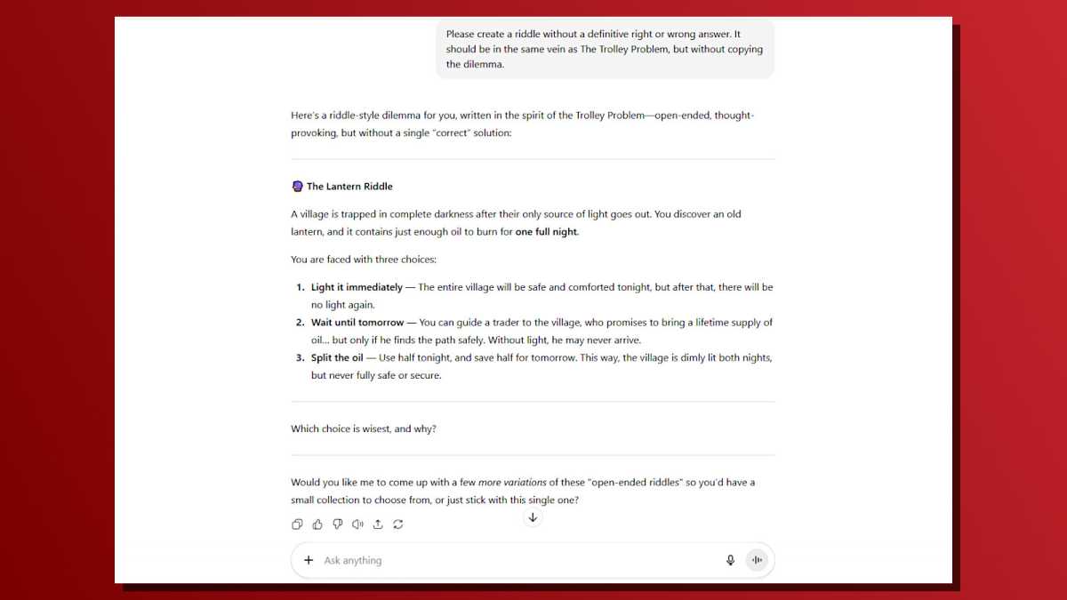 Creative ChatGPT prompts custom riddles and puzzles