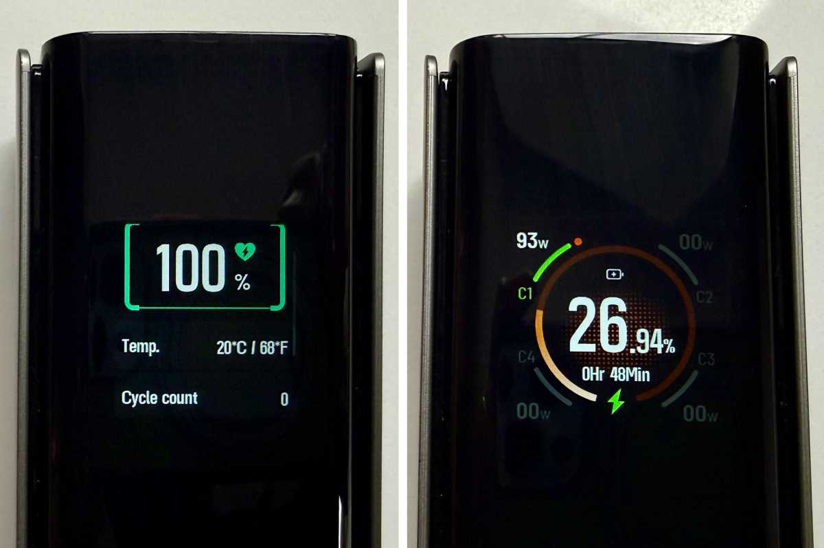 EcoFlow RAPID Pro Power Bank Displays