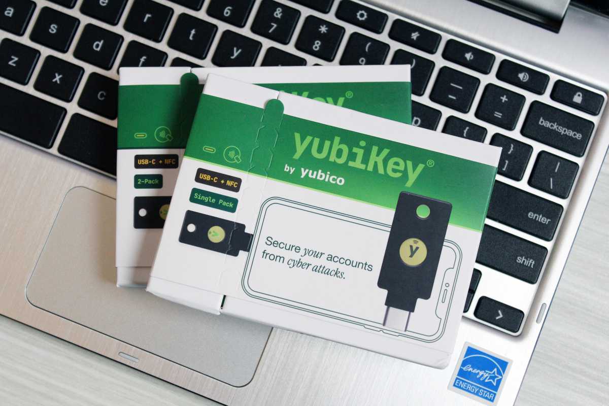 Best Buy packaging for YubiKey 5C NFC