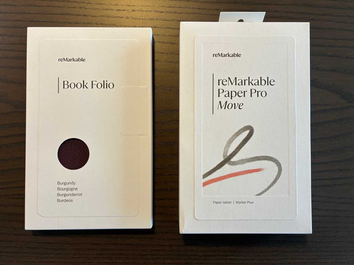 Remarkable Paper Pro Move mit Book Folio
