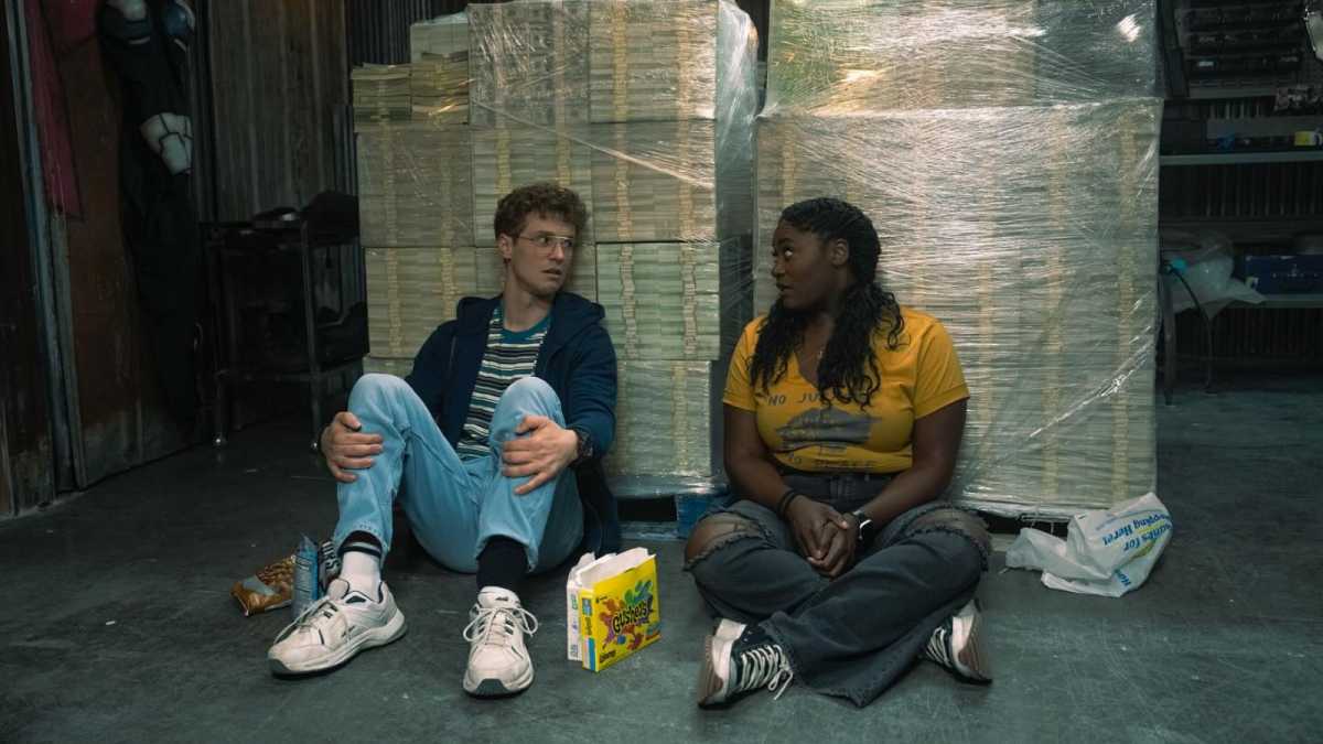 Peacemaker season 2 - Freddie Stroma as Adrian Chase, Danielle Brooks as Leota Adebayo