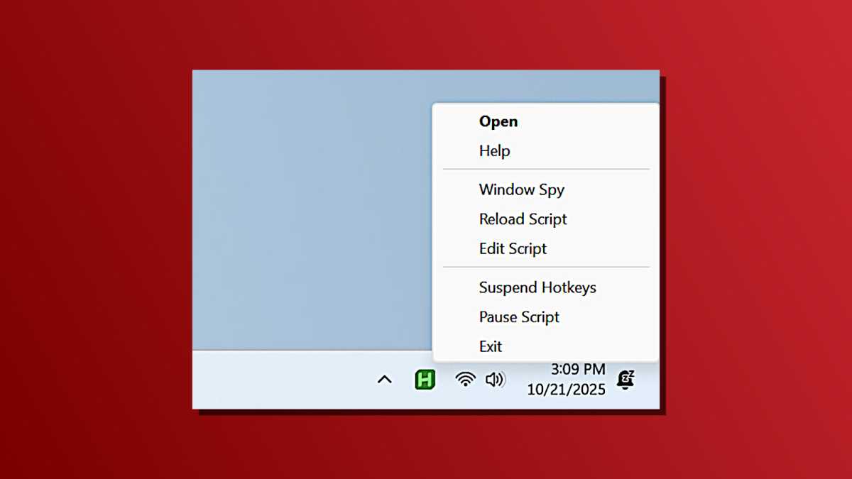 Reloading the AI generated AutoHotkey script