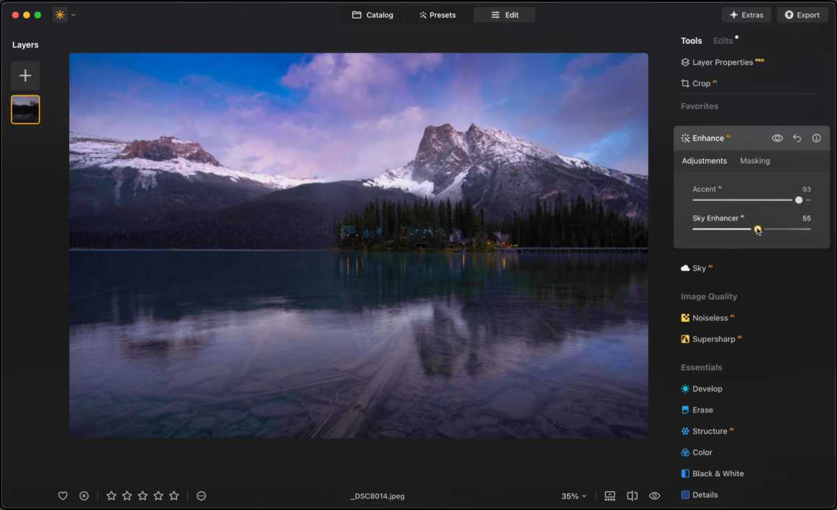 Skylum Luminar Neo AI screenshot