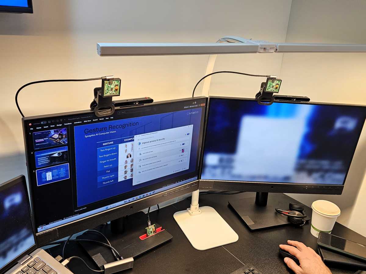 Synaptics presence detection