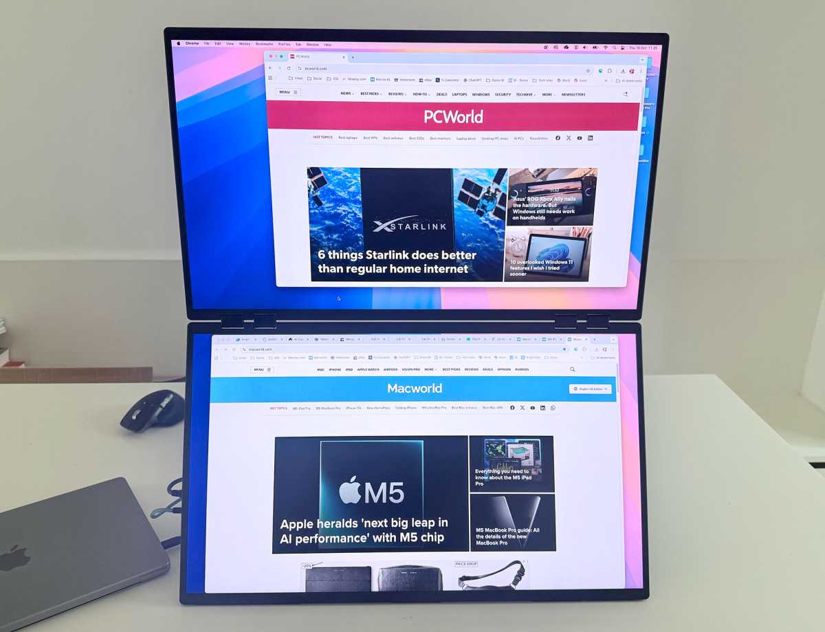 UPerfect Delta Mega stacked monitor