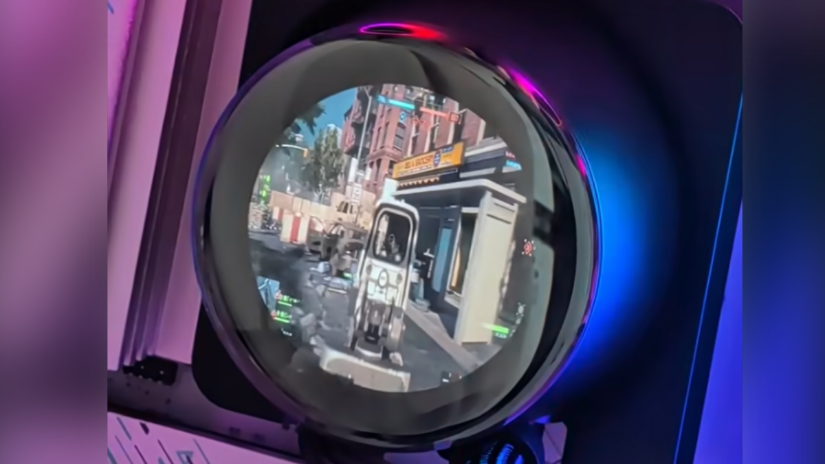 Battlefield 6 running on an AIO screen
