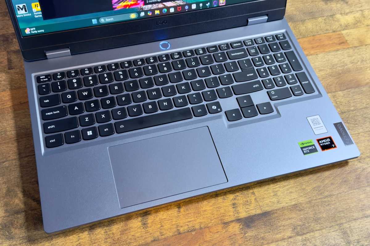 Lenovo LOQ 15 keyboard