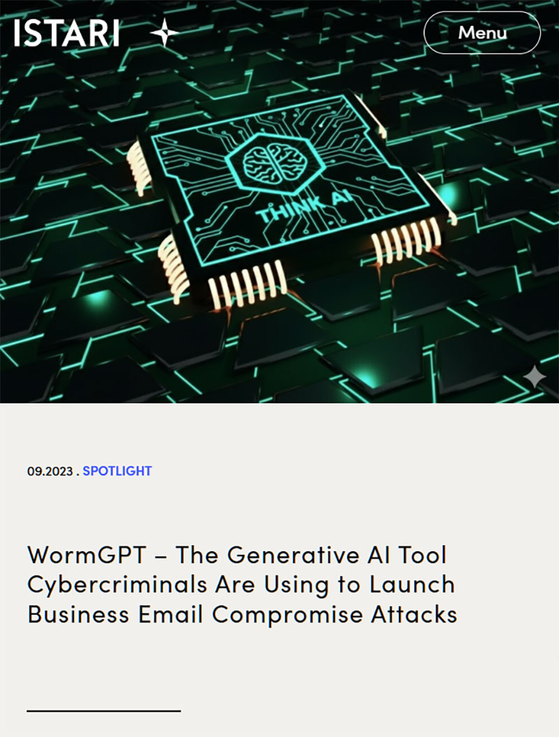 Hacking-Tools wie WormGPT nutzen KI, um überzeugend aussehende und formulierte Phishing-Mails zu erzeugen. Sie zielen in den meisten Fällen auf bestimmte Personen oder Unternehmen ab.