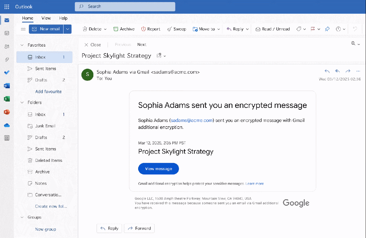 Gmail end-to-end-encryption
