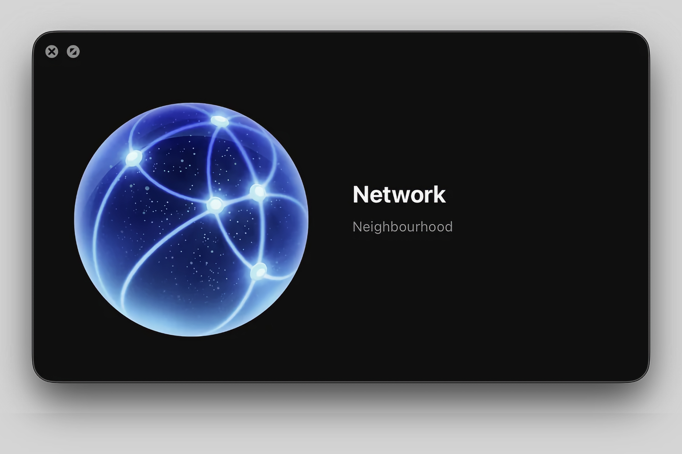macOS Tahoe 26.1 Network icon