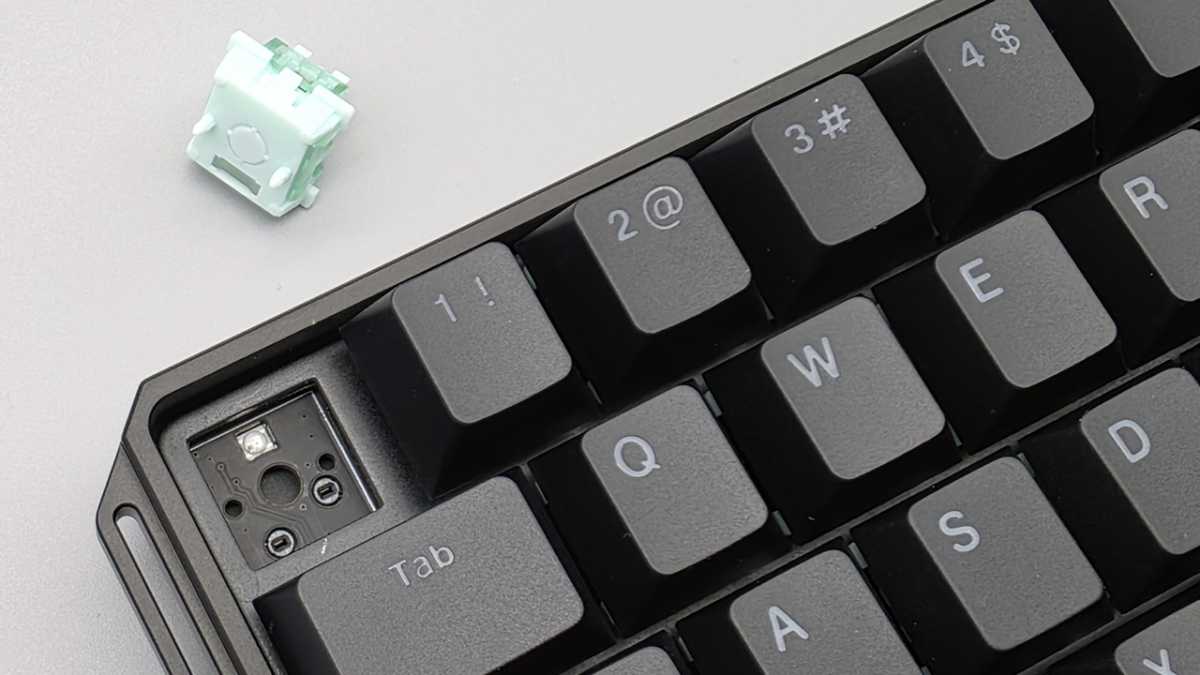 Flexible Hot-Swap-Sockel der Monsgeek FUN60 Ultra