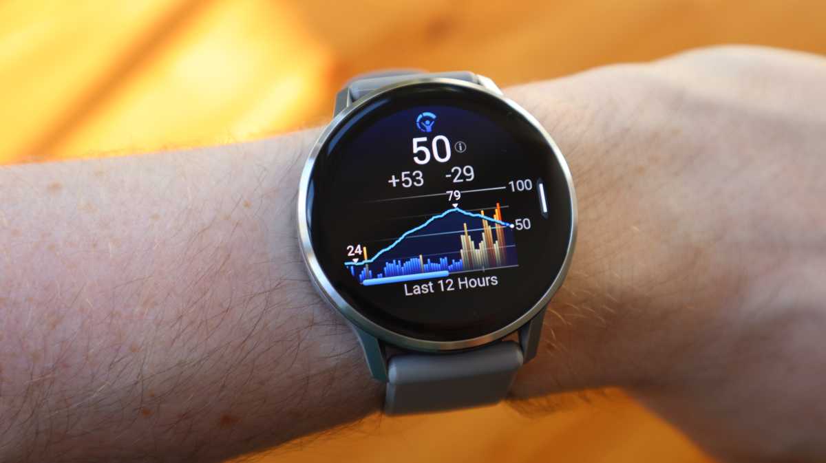 Body battery on the Garmin Venu 4