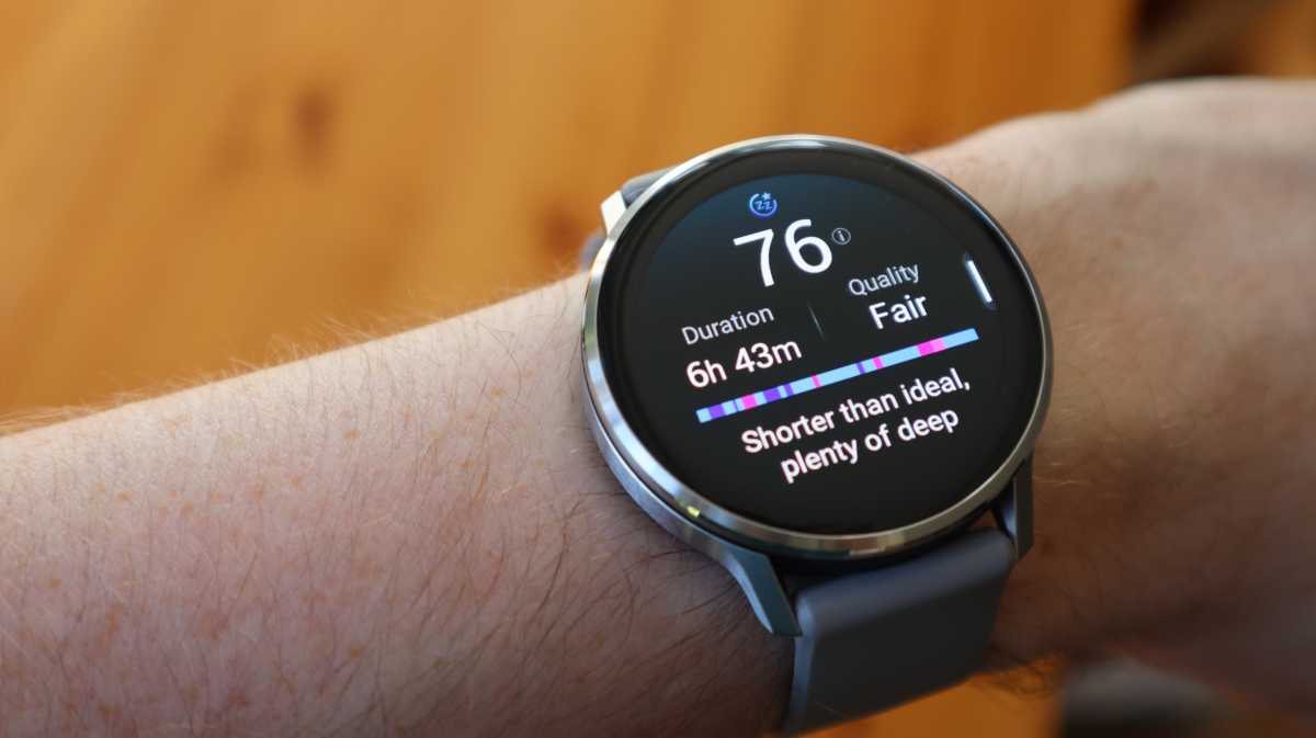 Sleep tracking on the Garmin Venu 4