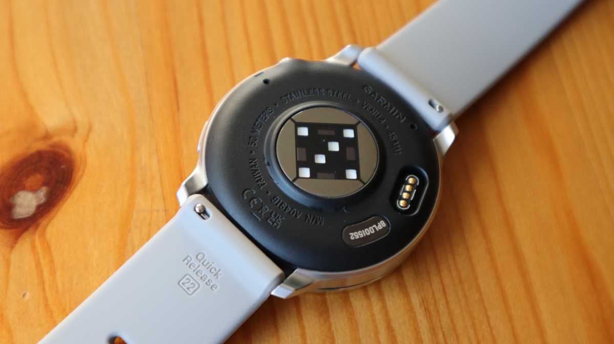 The back of the Garmin Venu 4