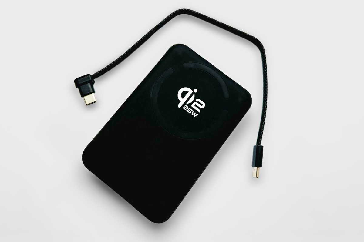 Kuxiu S3 25W Power Bank detached cable