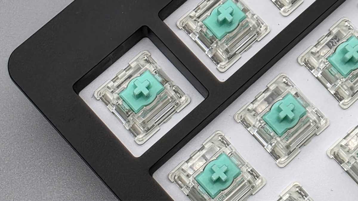 Lekker-V2-Hall-Effekt-Schalter in der Wooting 80HE