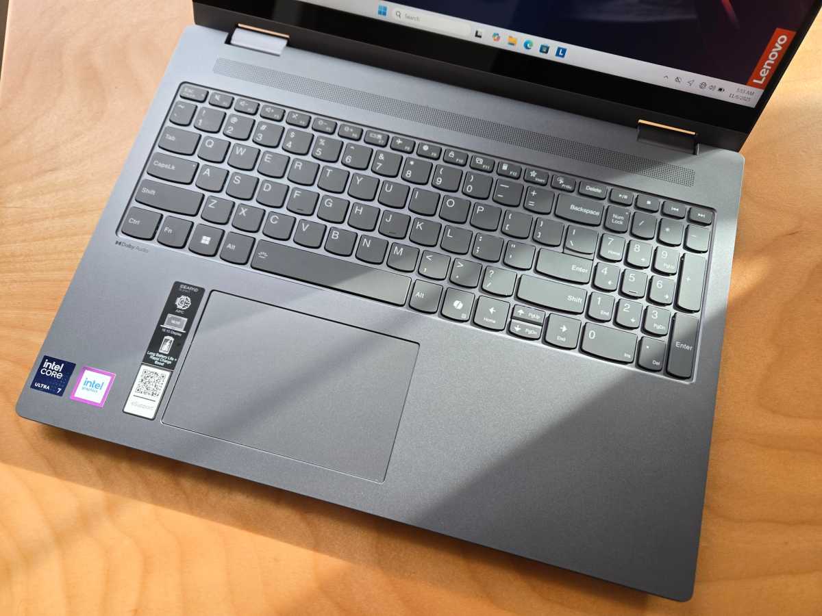Lenovo IdeaPad 5i 2-in-1 keyboard