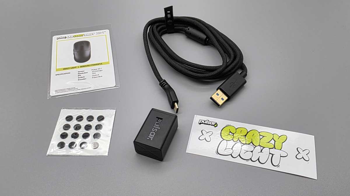 Lieferumfang der Pulsar X2 Crazylight Medium