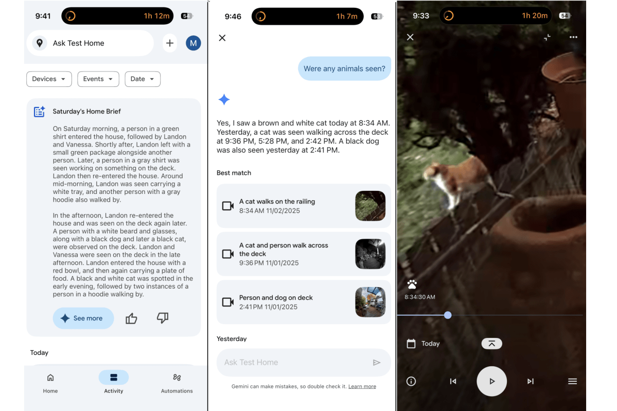 Nest Doorbell wired 3rd gen AI summaries
