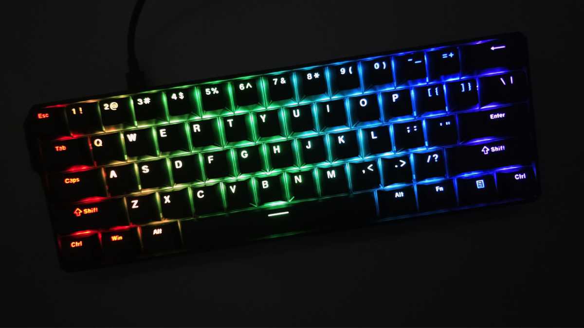 RGB-Beleuchtung der Monsgeek FUN60 Ultra