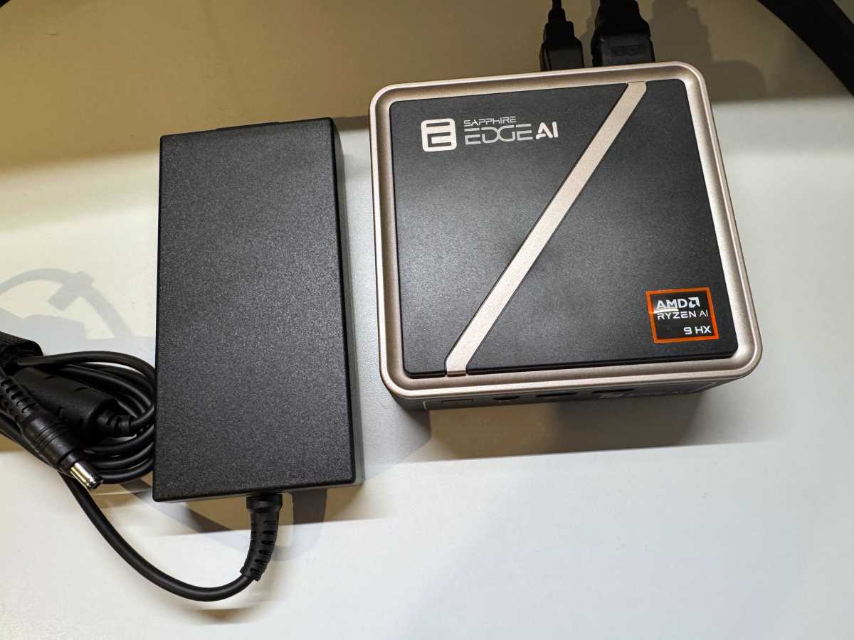 Test SAPPHIRE EDGE AI 370 - mit Netzteil